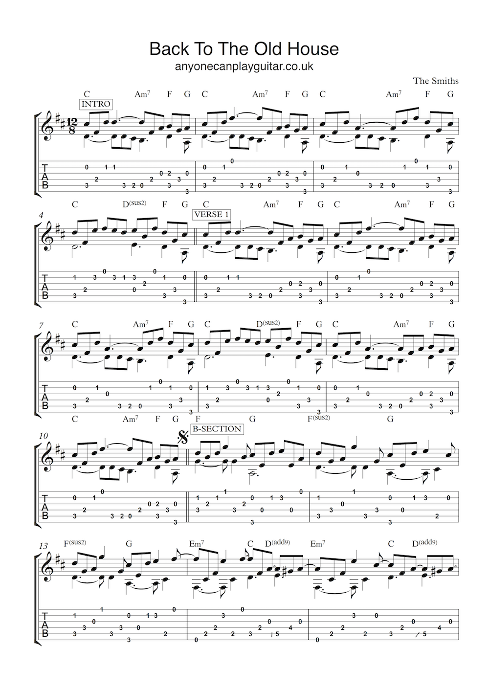 Live Wire (Guitar Tab) for Solo instrument (Acoustic Guitar, standard  tuning [tab]) - Sheet Music to Print